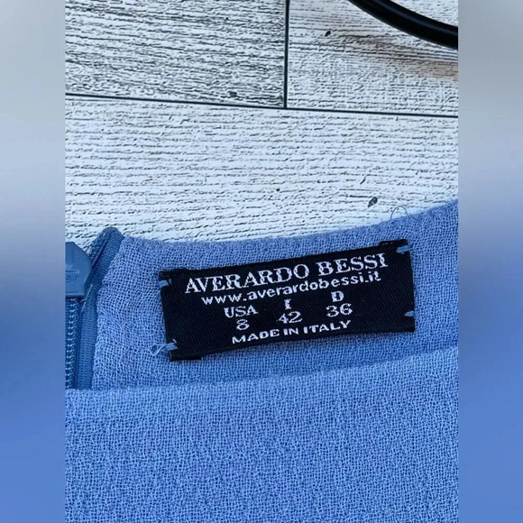 Averardo Bessi Sheath dress in vivid blue sky size 8 - Picture 6 of 11